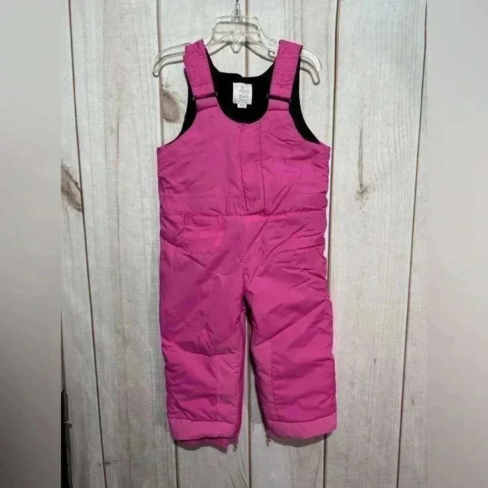 The Childrens Place Little Girls Snow Pants Thermolite Pink‎ Size 24m